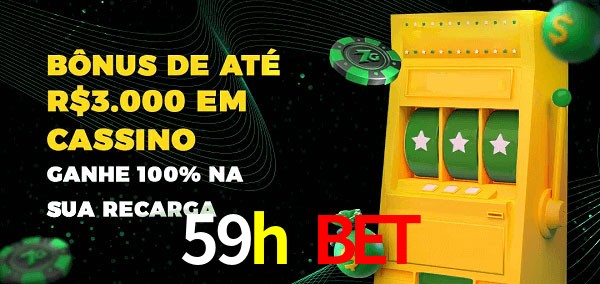 59h bet melhor bônus de depósito